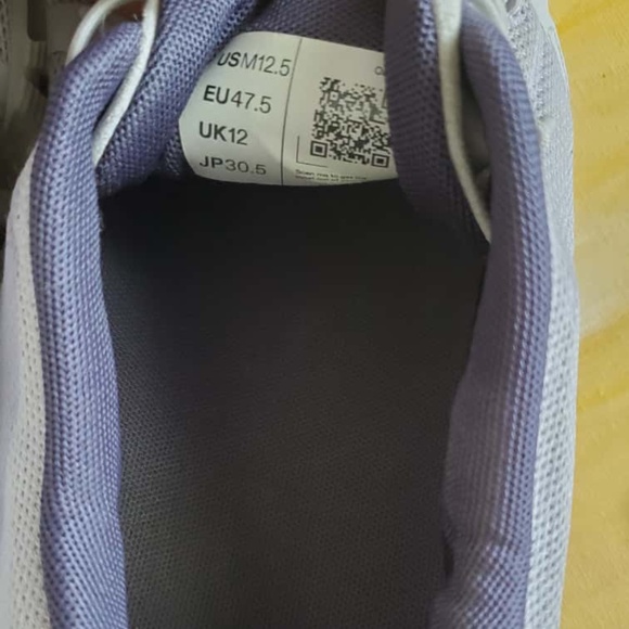 On Cloud 5 Athletic White/Purple Mesh Running Shoes Men’s Size 12.5 main image 7